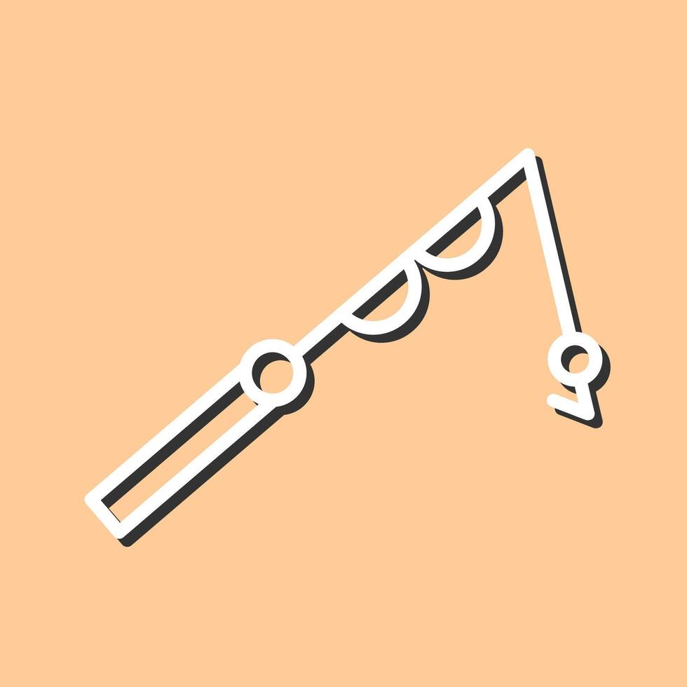 Fishing Pole Vector Icon