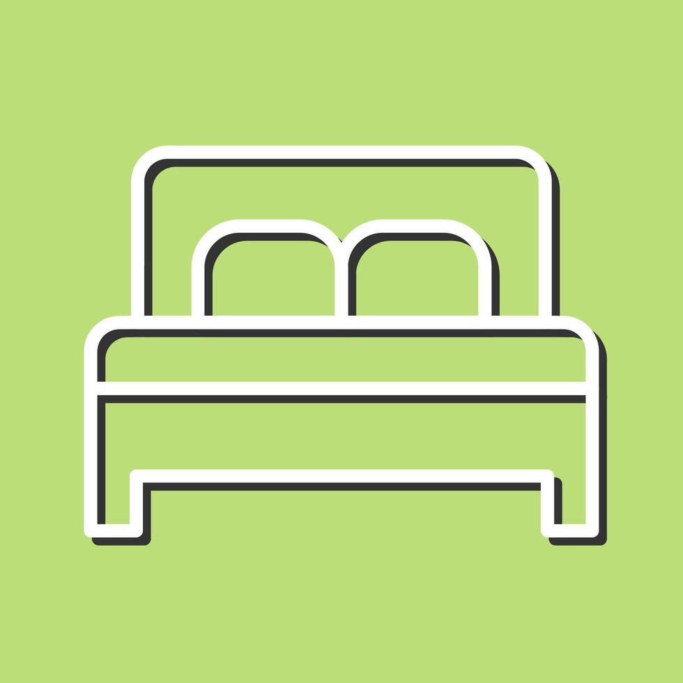 Double Bed II Vector Icon