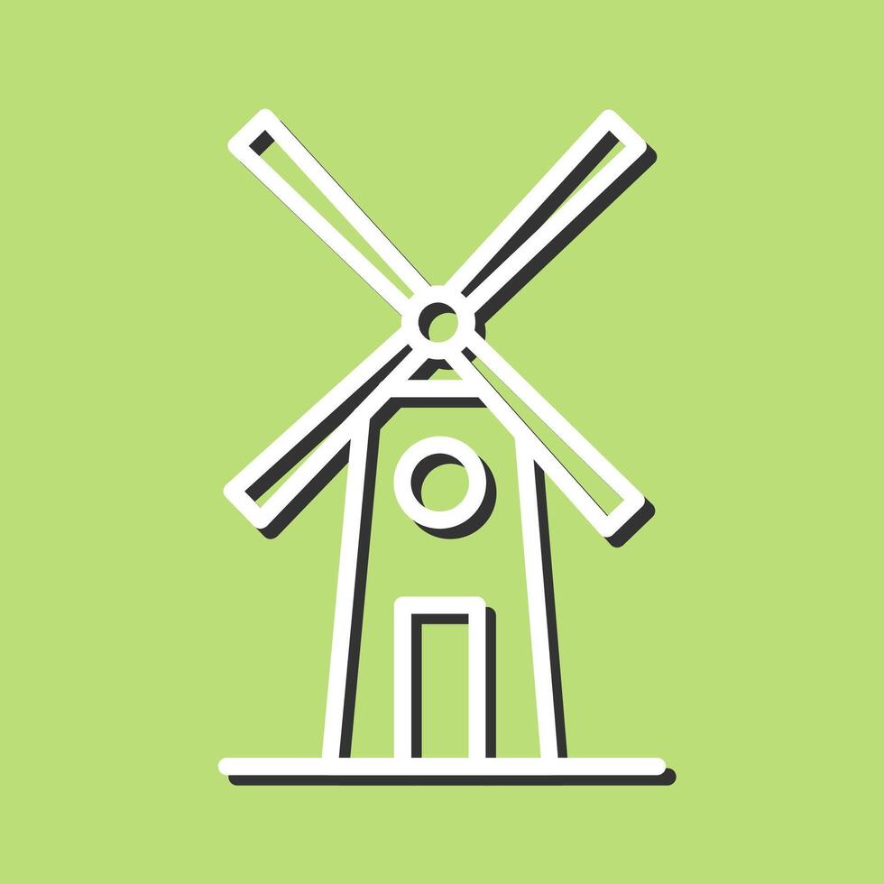 Windmill Vector Icon