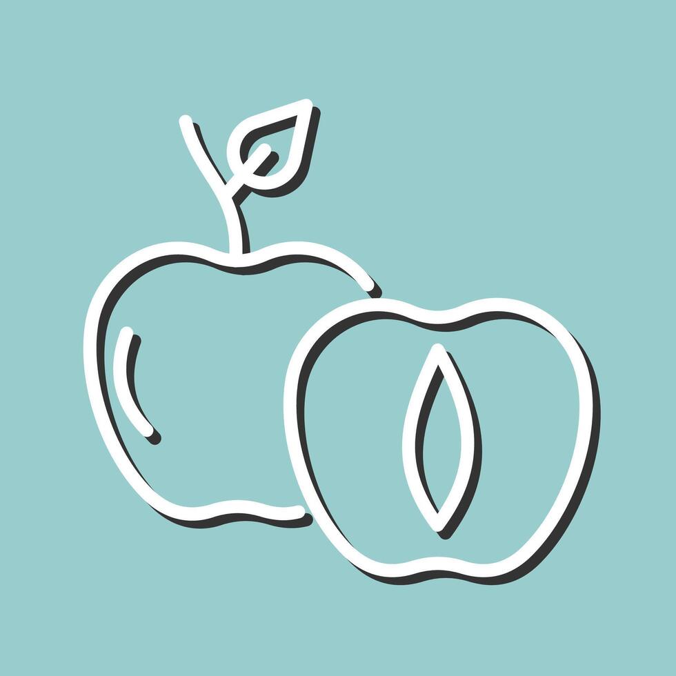 Apricot Vector Icon