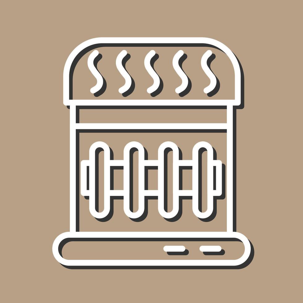 Gas Heater Vector Icon