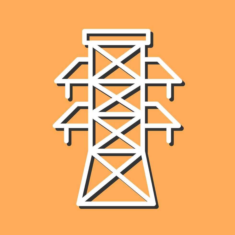 Electricity Tower Vector Icon