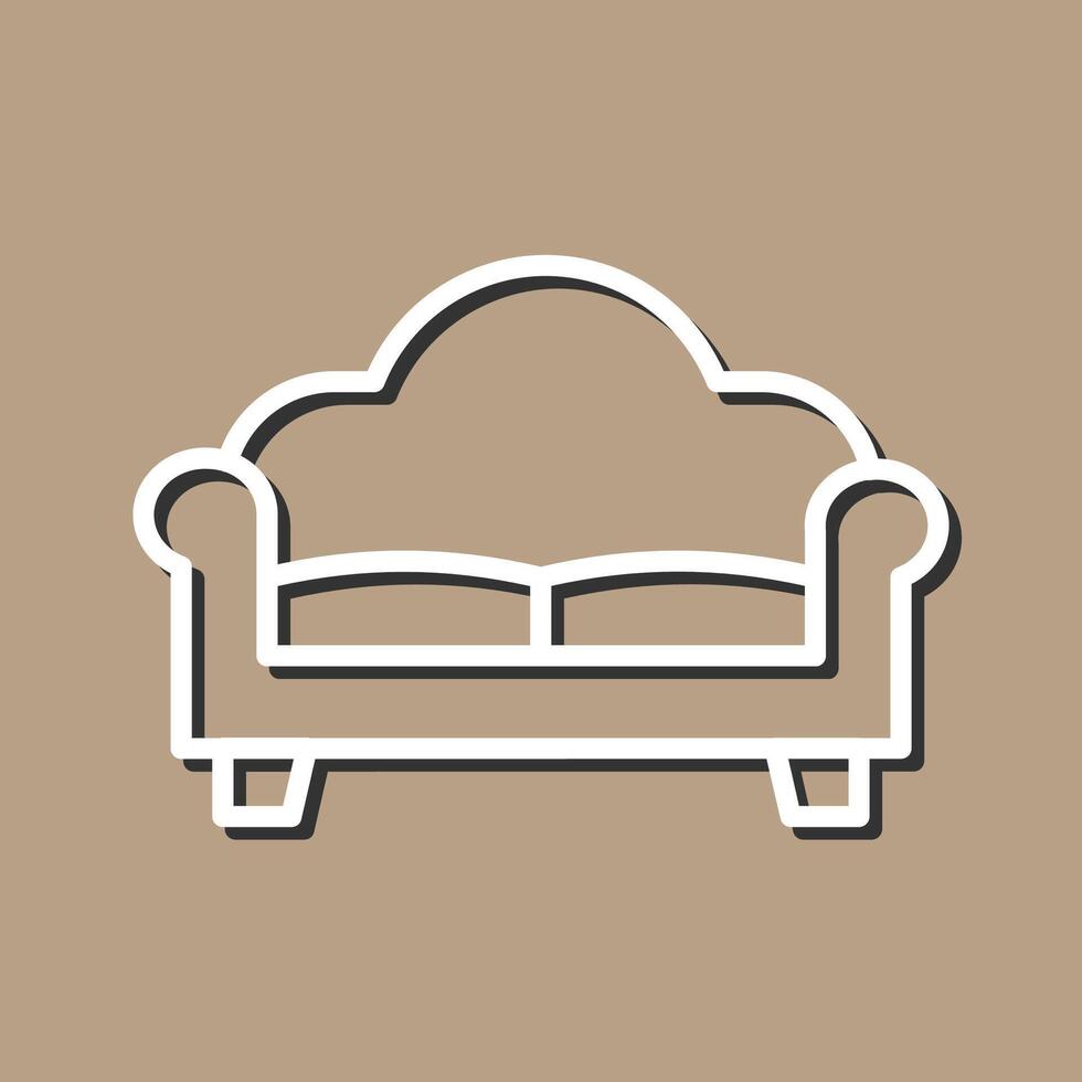 Double Sofa Vector Icon