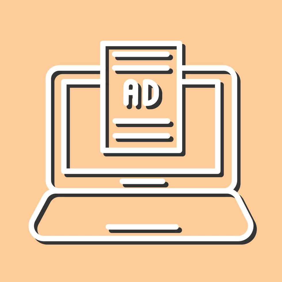 Internet Ads Vector Icon
