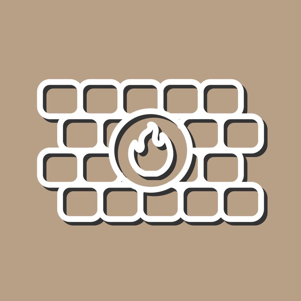 FireWall Vector Icon