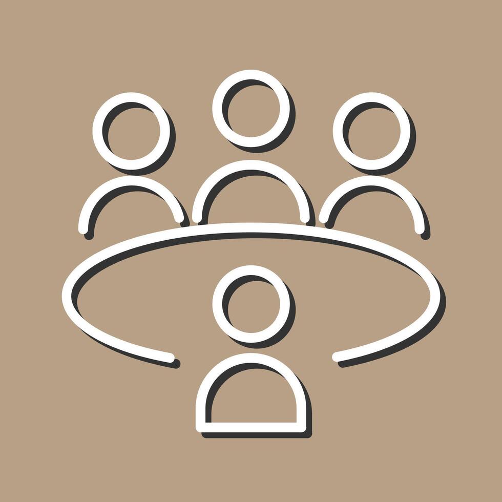 Conference Table Vector Icon