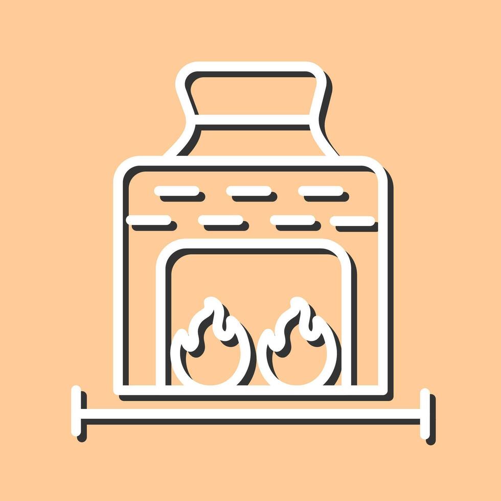 Coal Furnace Vector Icon