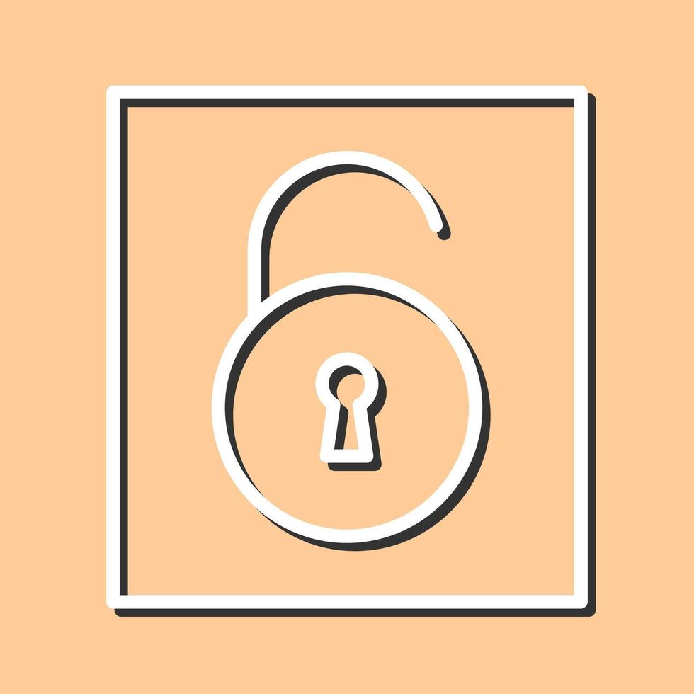 Open Lock I Vector Icon