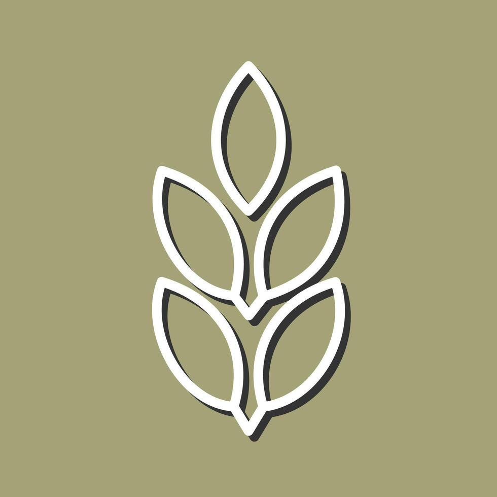 Wheat Vector Icon