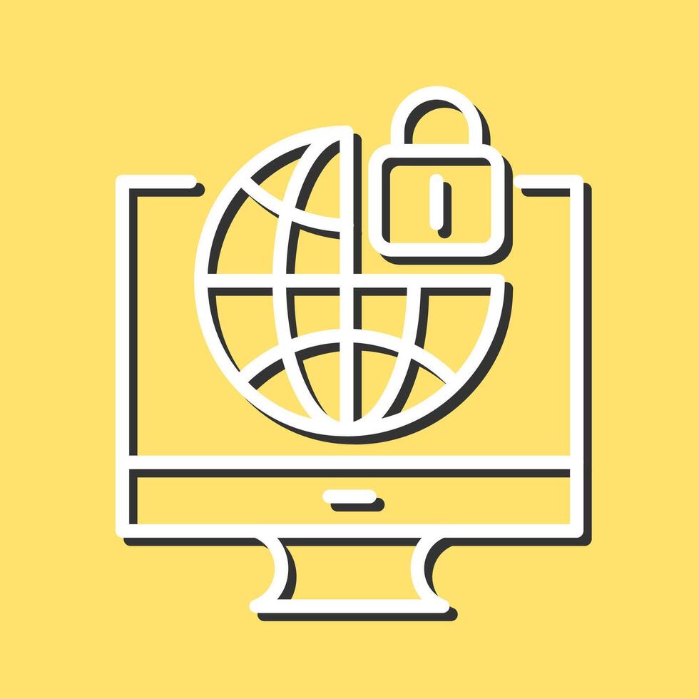 Internet Security Vector Icon