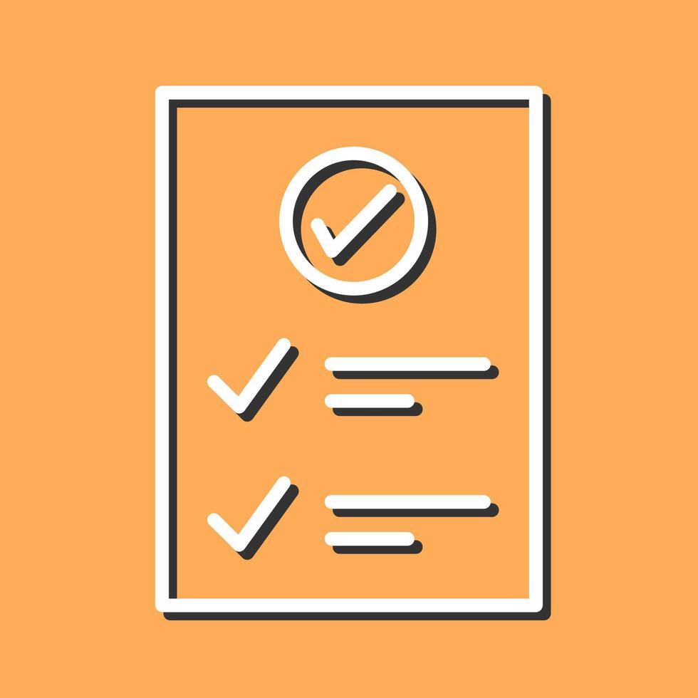 Check Up List Vector Icon