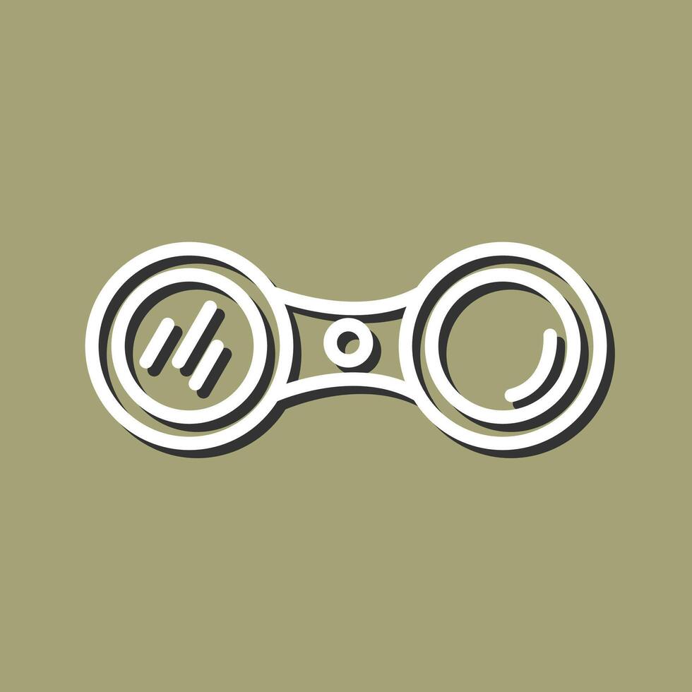 Binoculars Vector Icon