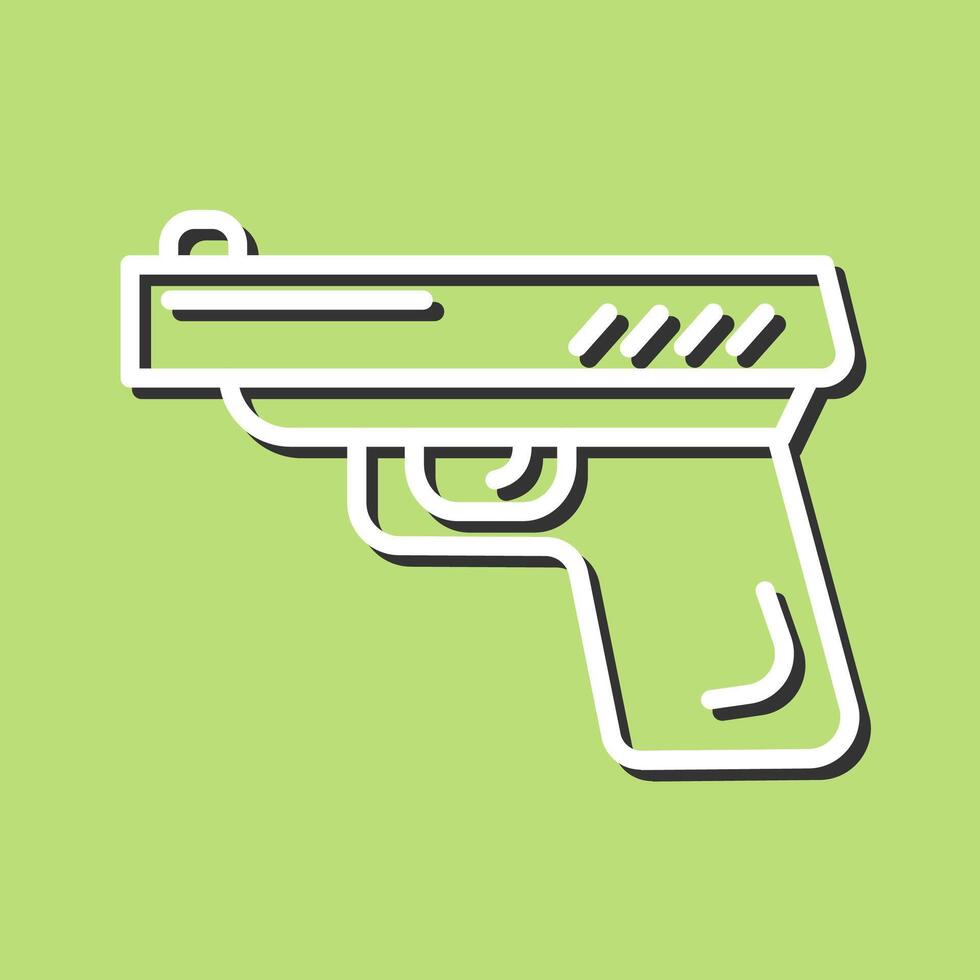 icono de vector de pistola