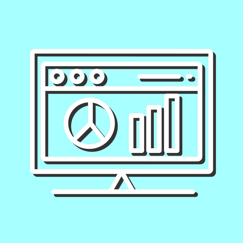 Webpage Statistics Vector Icon