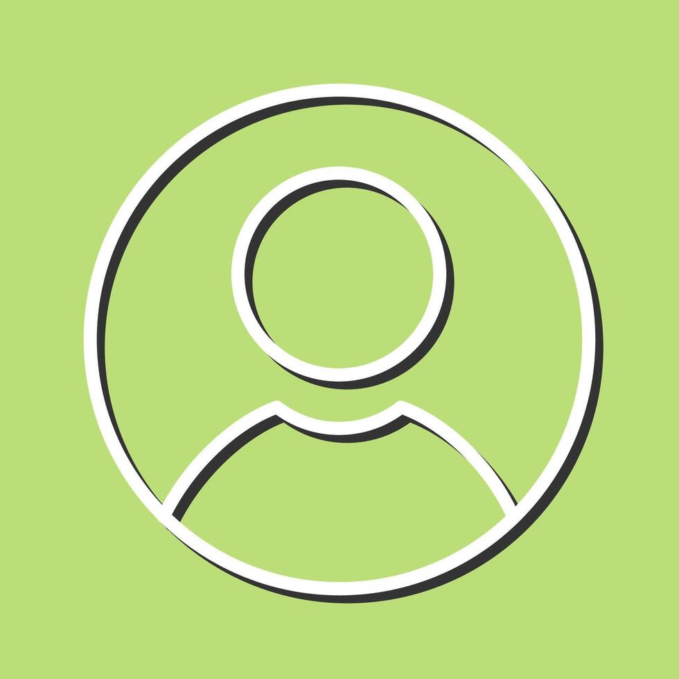 Male Profile Vector Icon