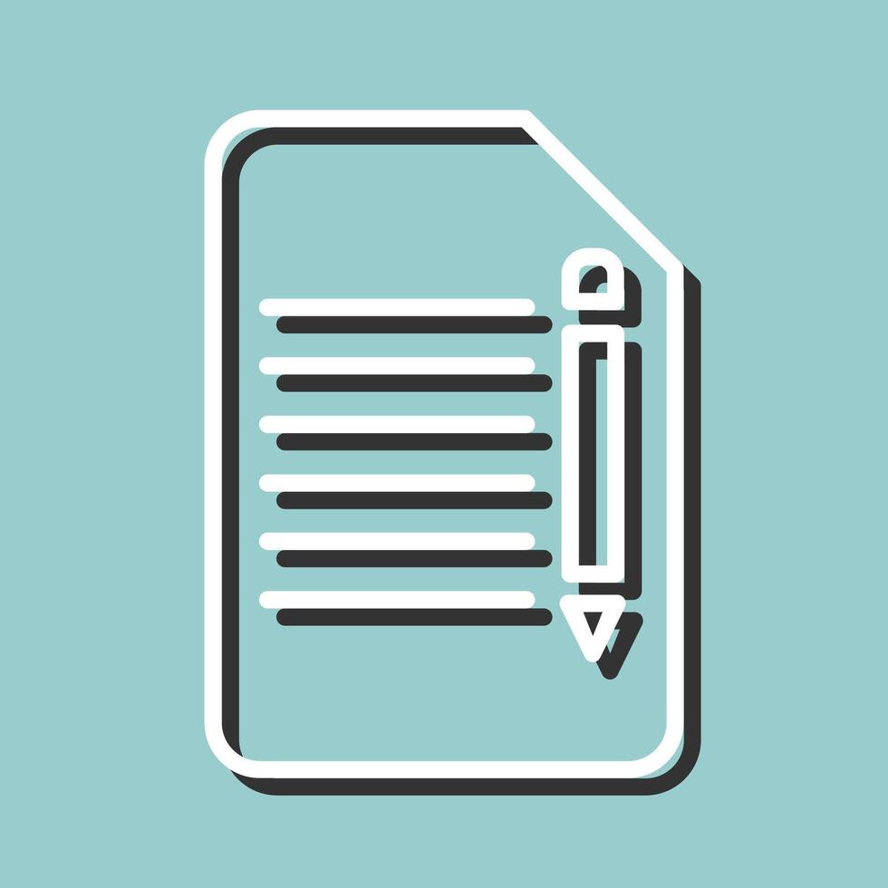 Edit Document Vector Icon
