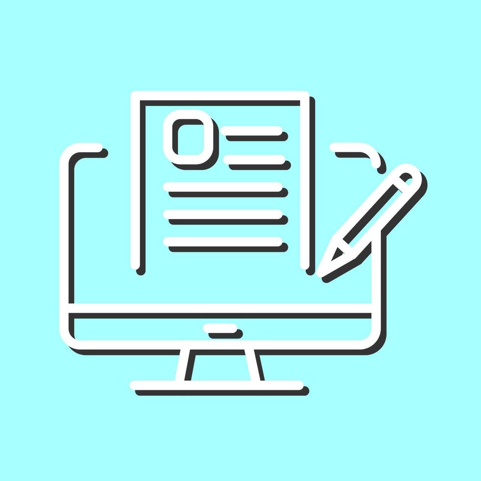 Blog Vector Icon