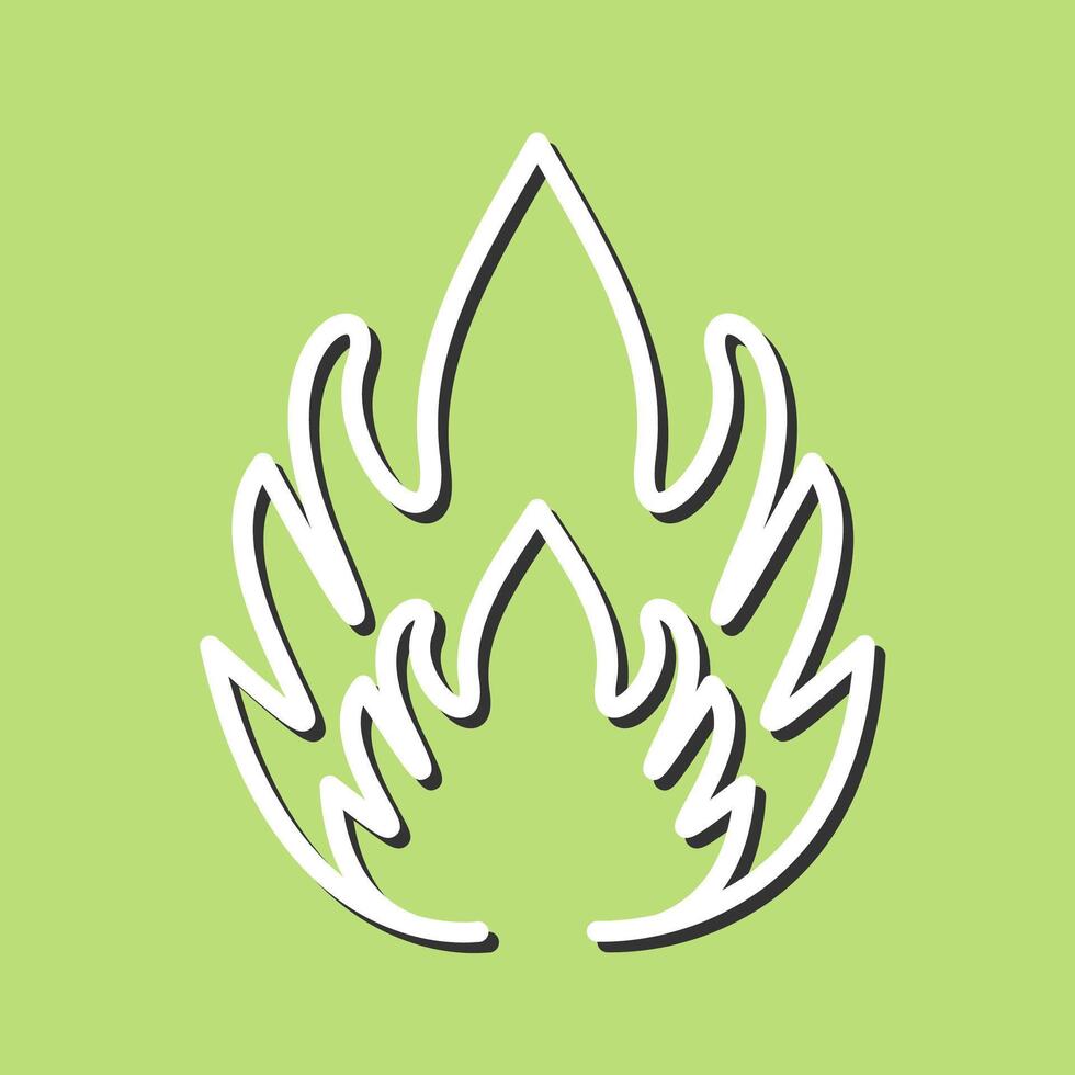 Flammable Material Vector Icon