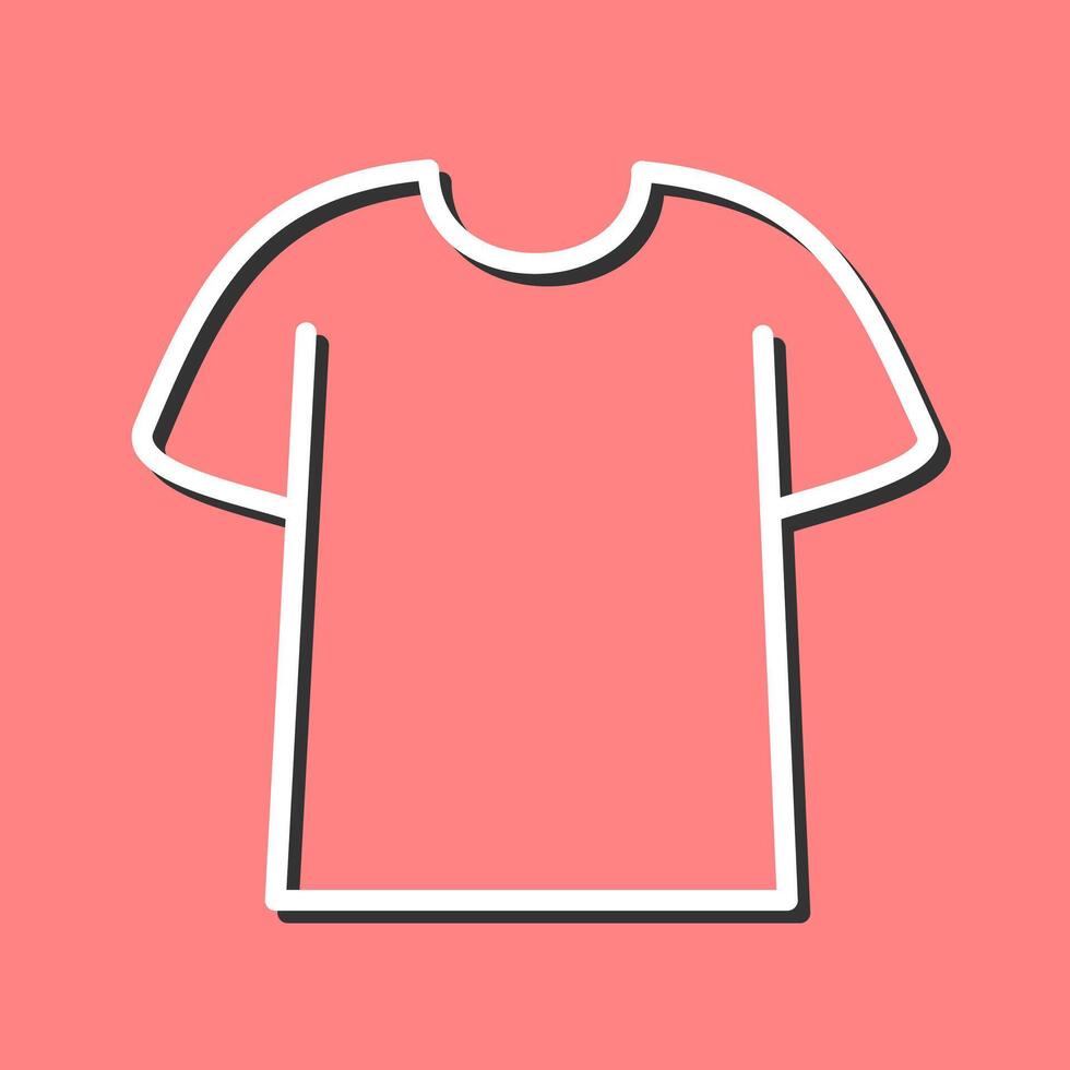 Plain T Shirt Vector Icon