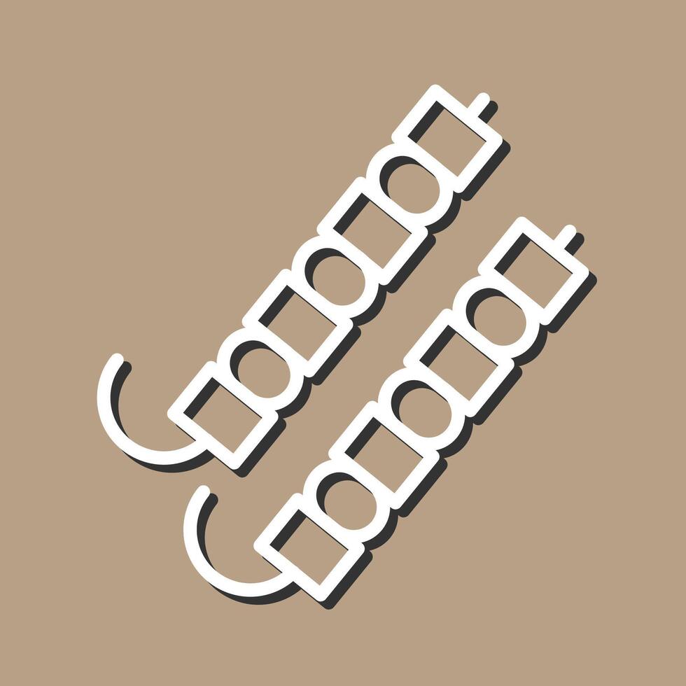 Skewer Vector Icon