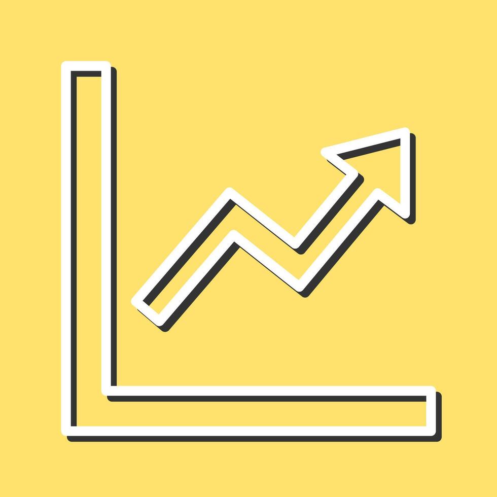 Graph Up Vector Icon