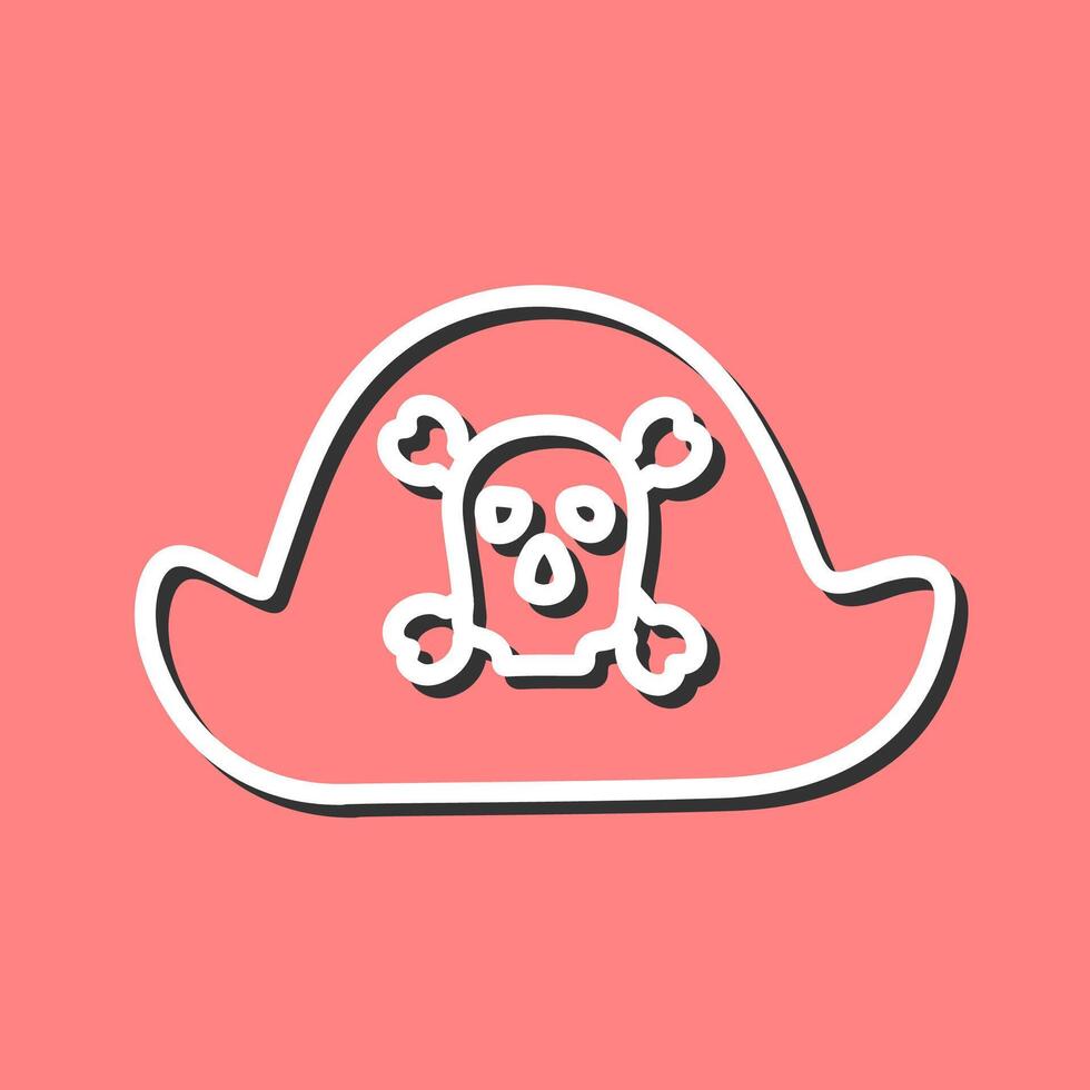 Pirate in Hat Vector Icon