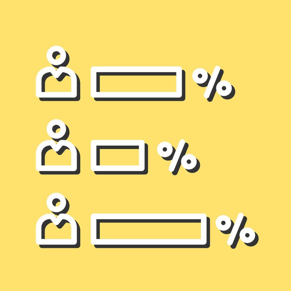 Voting Result Vector Icon