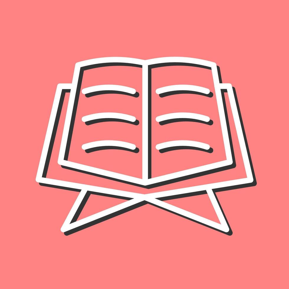 icono de vector de libro sagrado