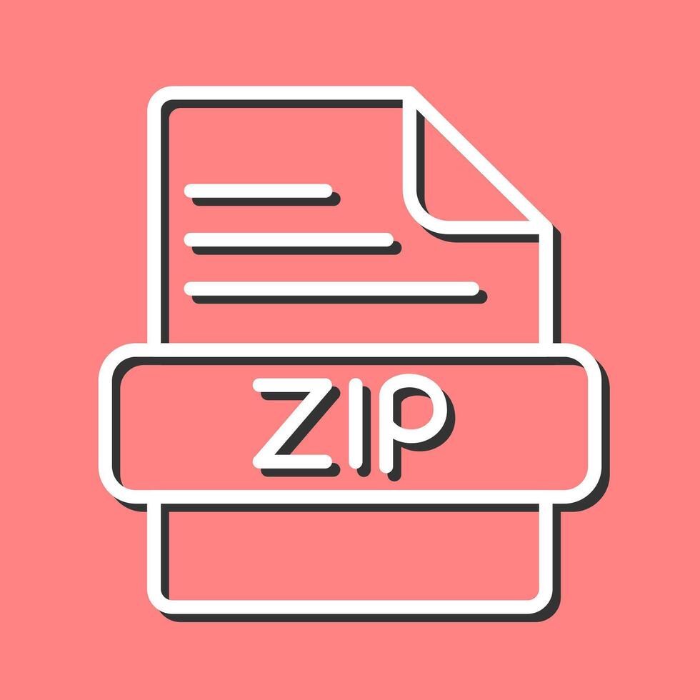 ZIP Vector Icon