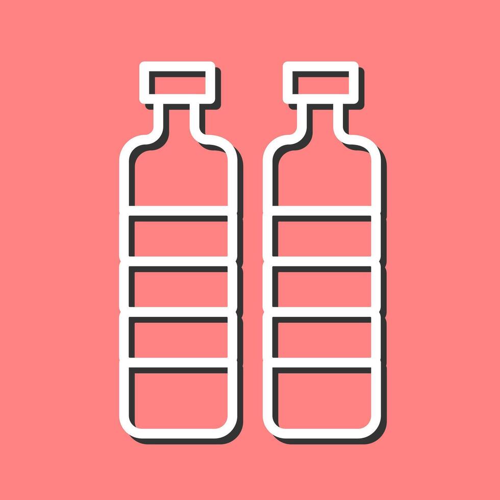 Bottle in Water Vector Icon