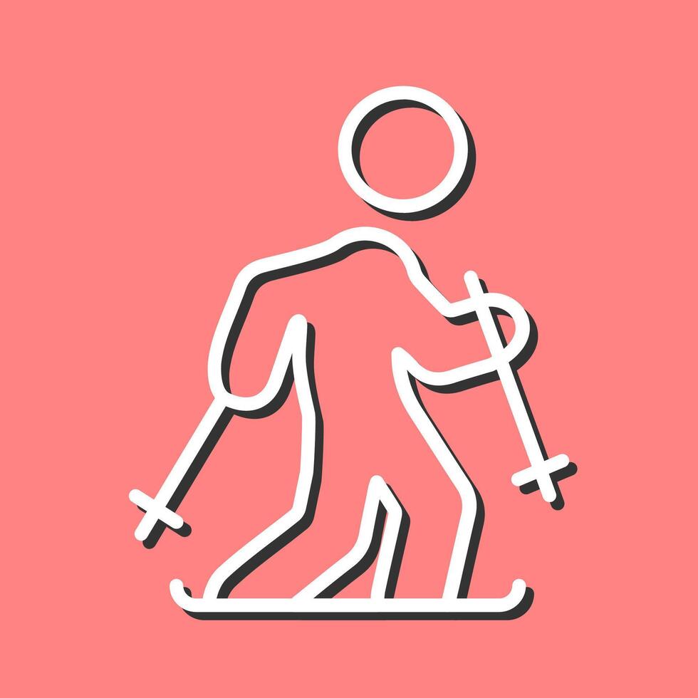 Ski Vector Icon