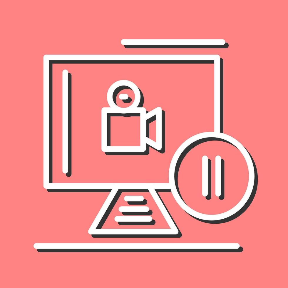 Pause Button Vector Icon