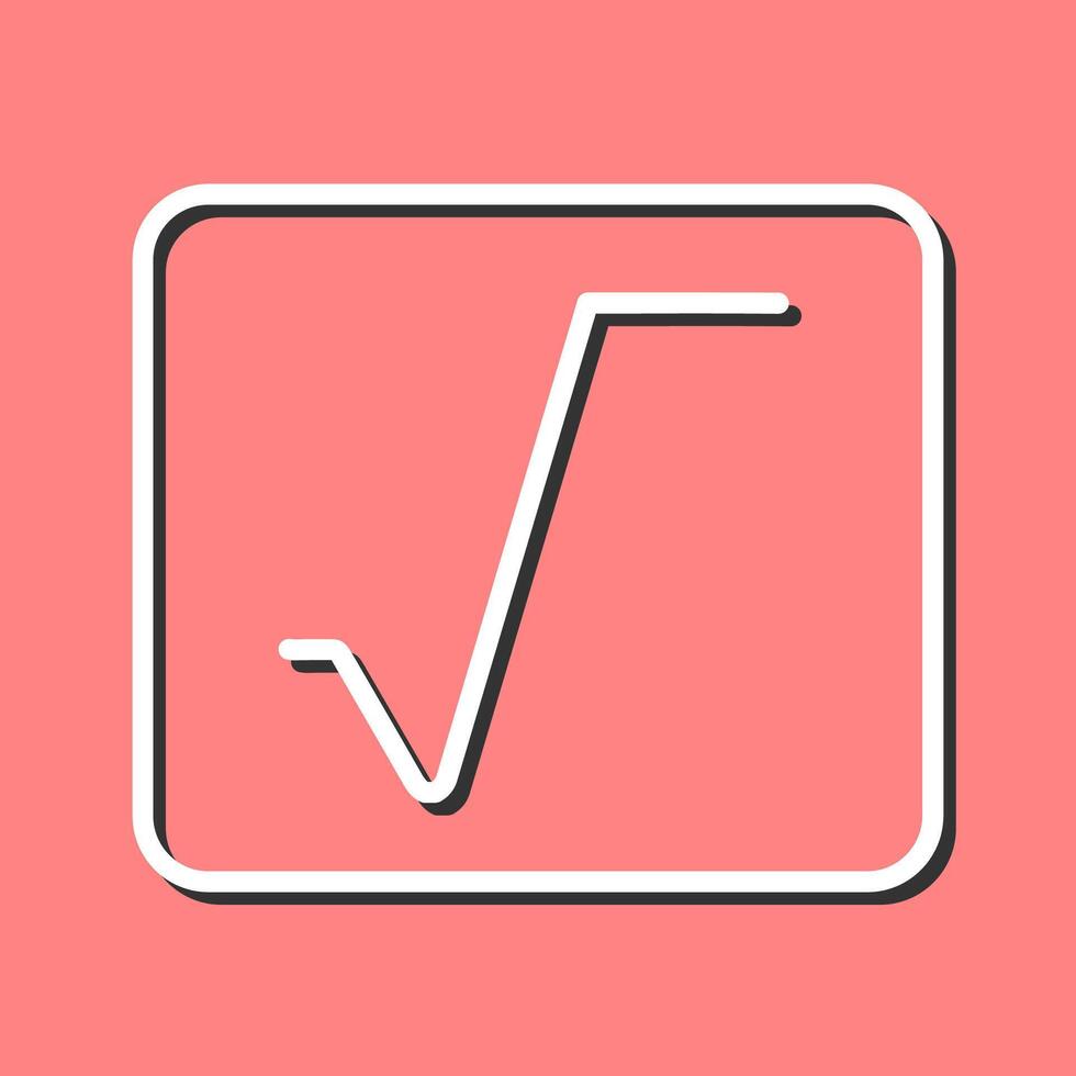 Square Root Vector Icon