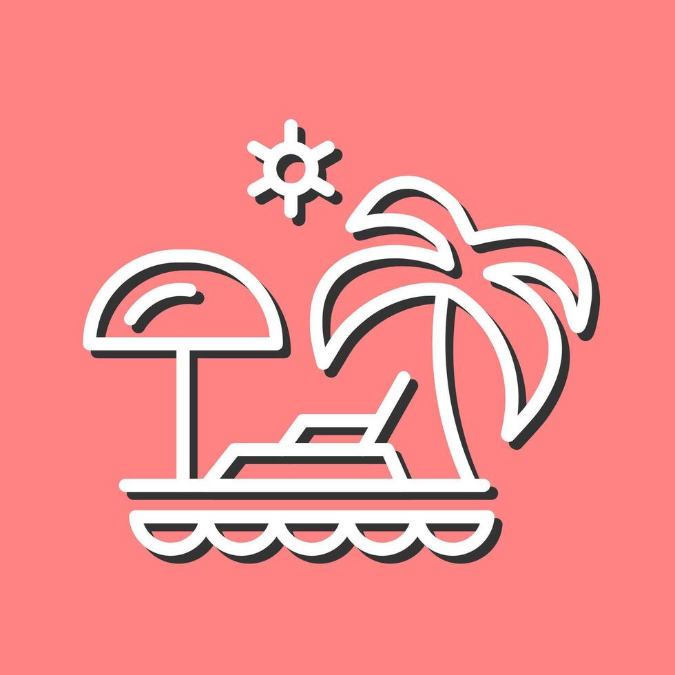 Vacation Spots Vector Icon