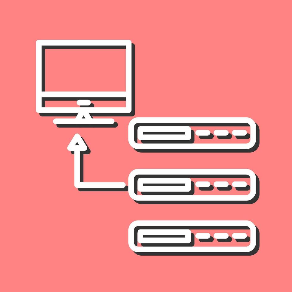 icono de vector de base de datos