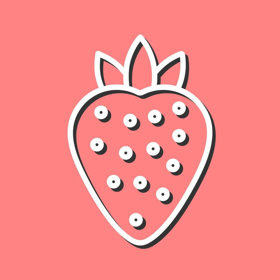 Strawberry Vector Icon