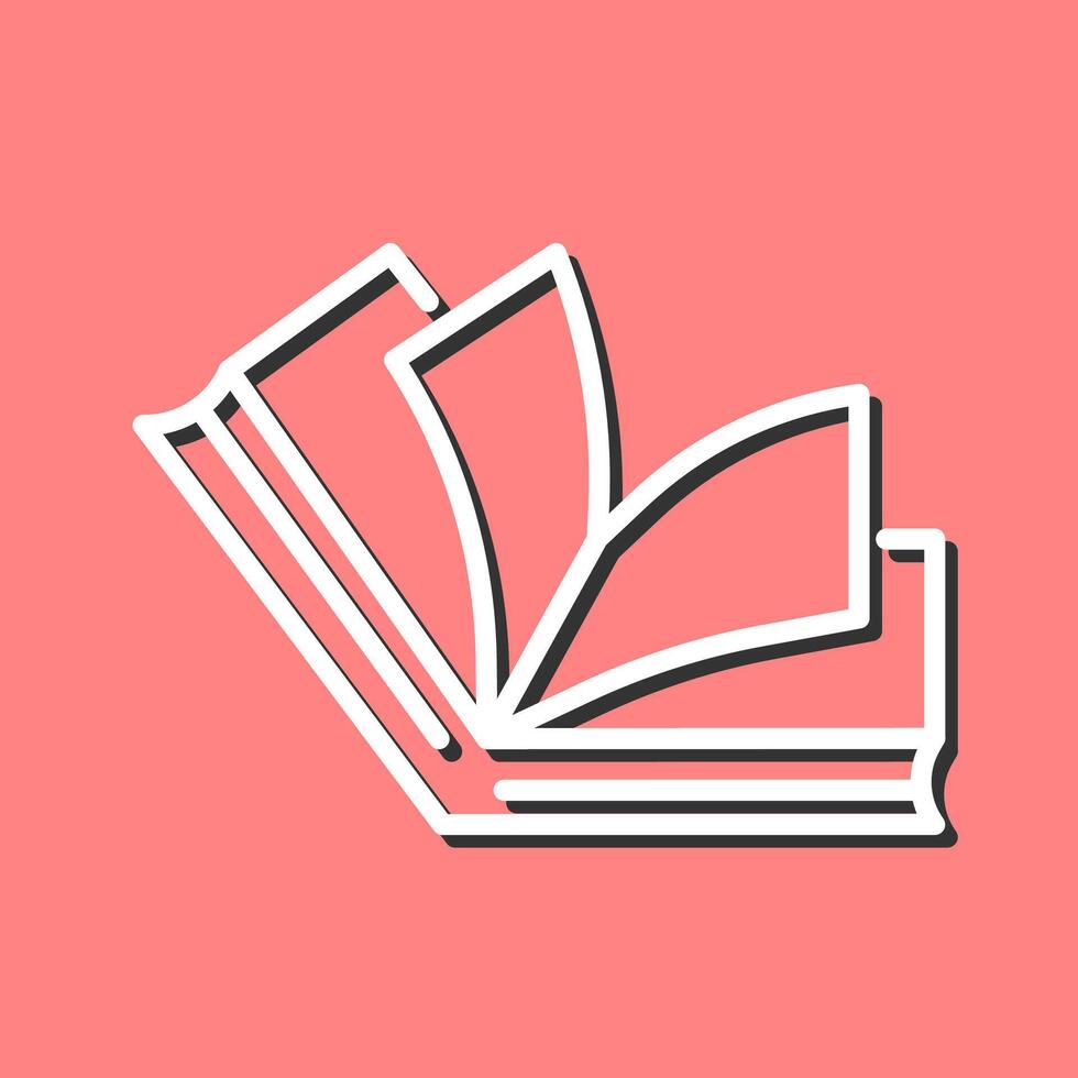 Open Book Vector Icon