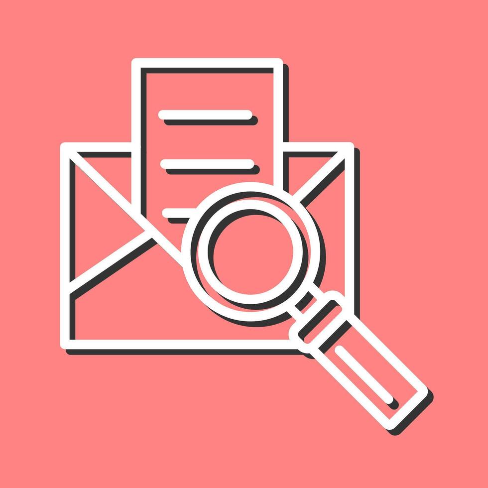 Magnifier Male Vector Icon