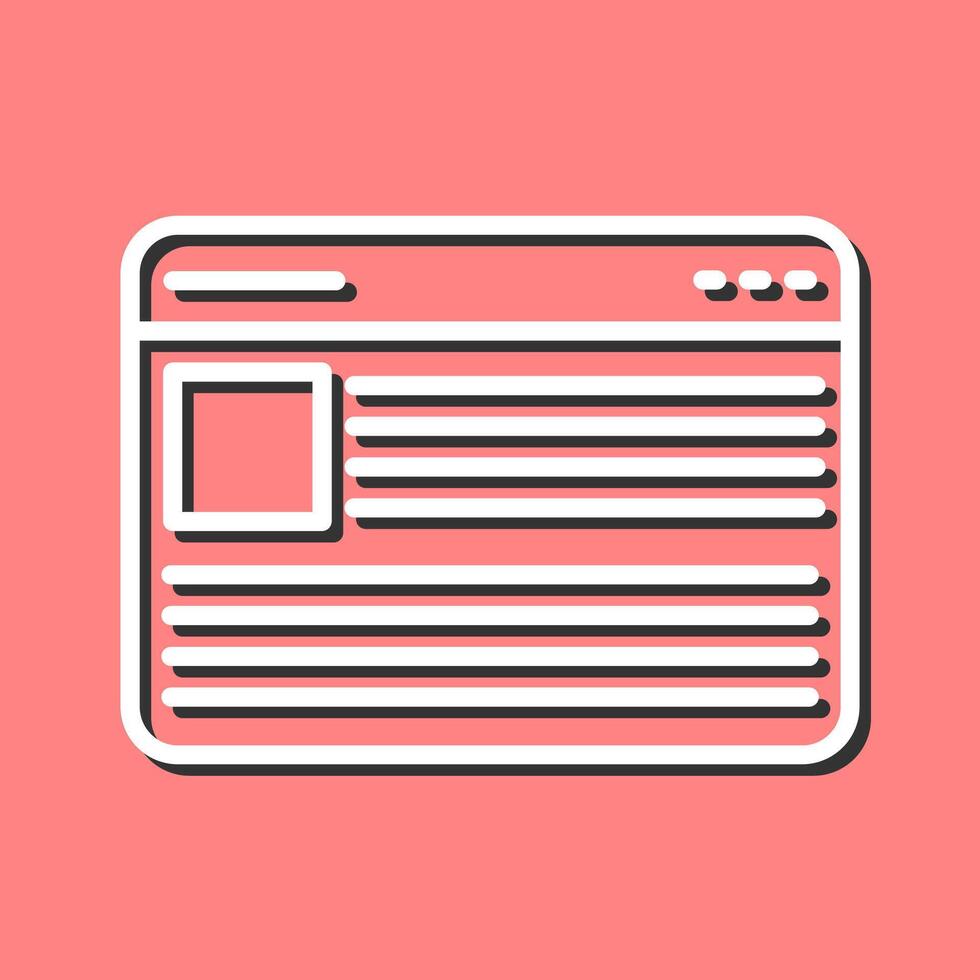 Blogging Services Vector Icon