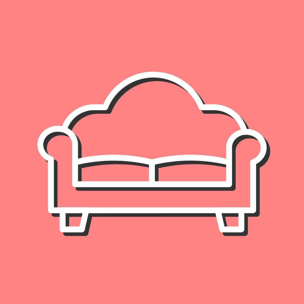 Double Sofa Vector Icon