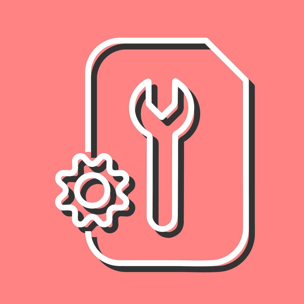 Document Setting Vector Icon
