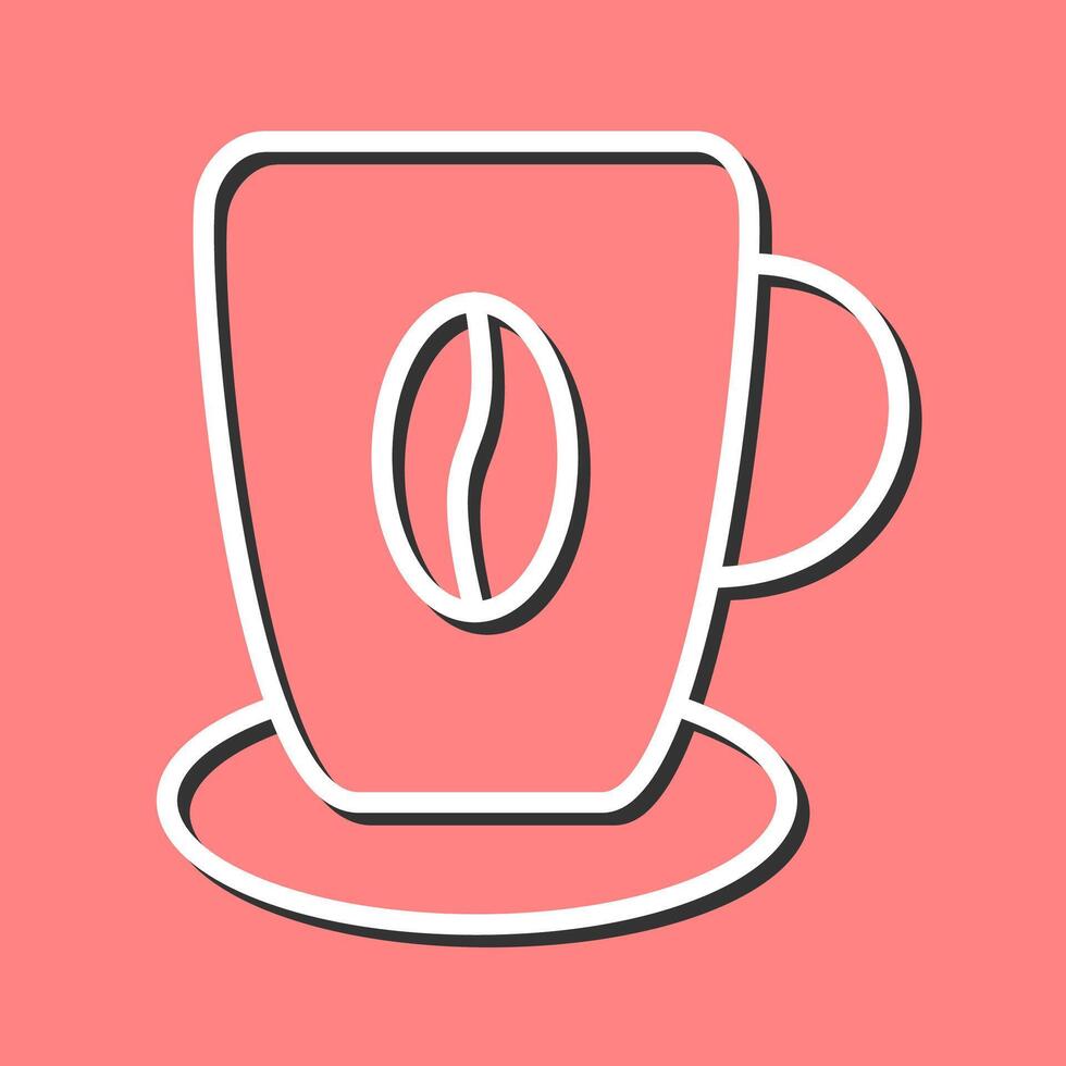 icono de vector de taza de café