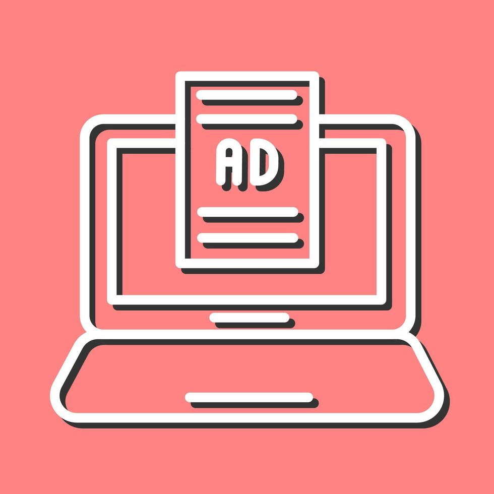 Internet Ads Vector Icon