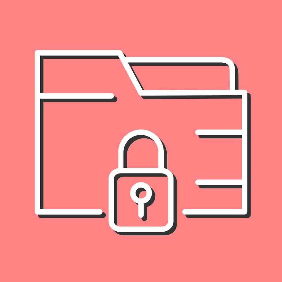 Secure Folder Vector Icon