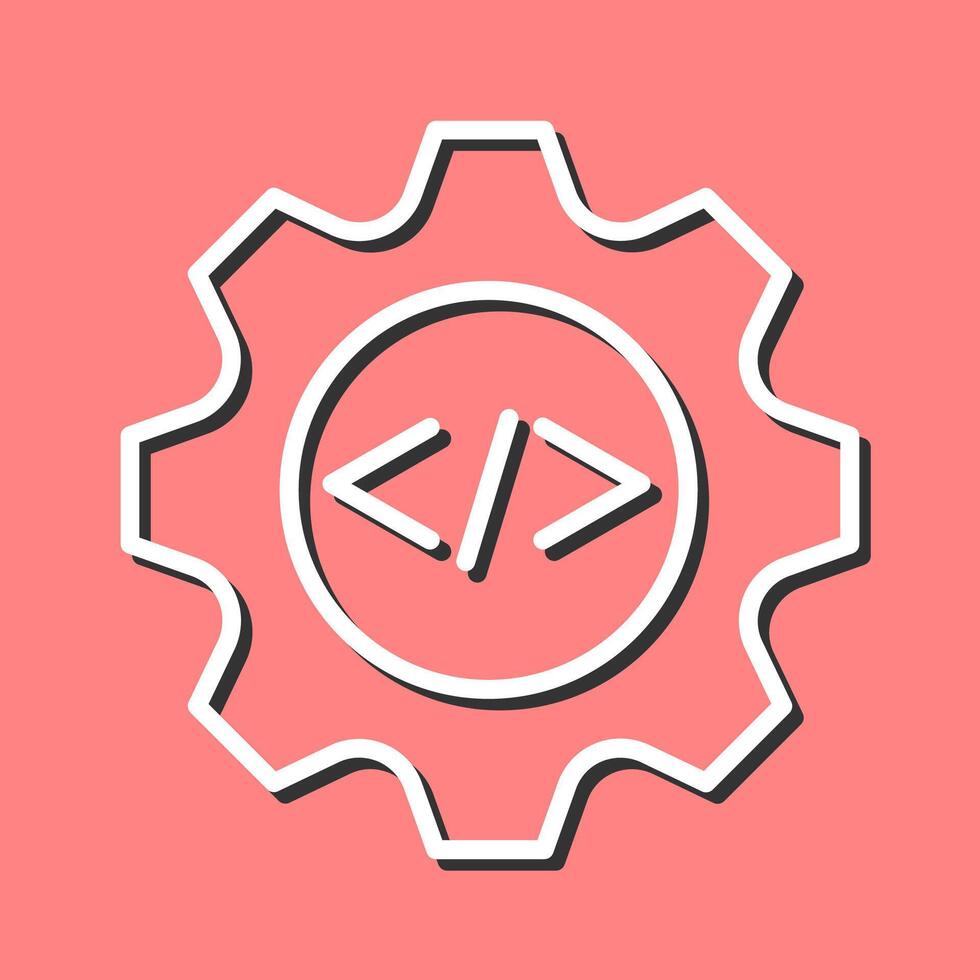 Coding Gear Vector Icon