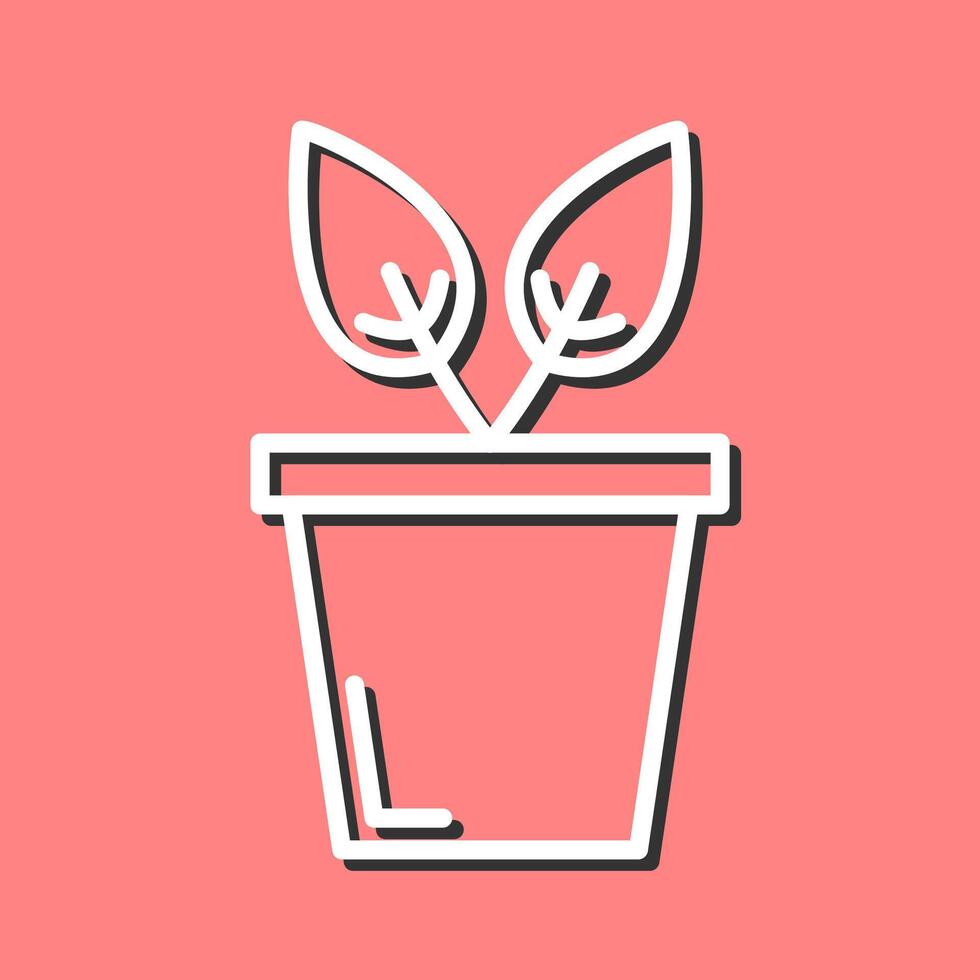 Plant Pot Vector Icon