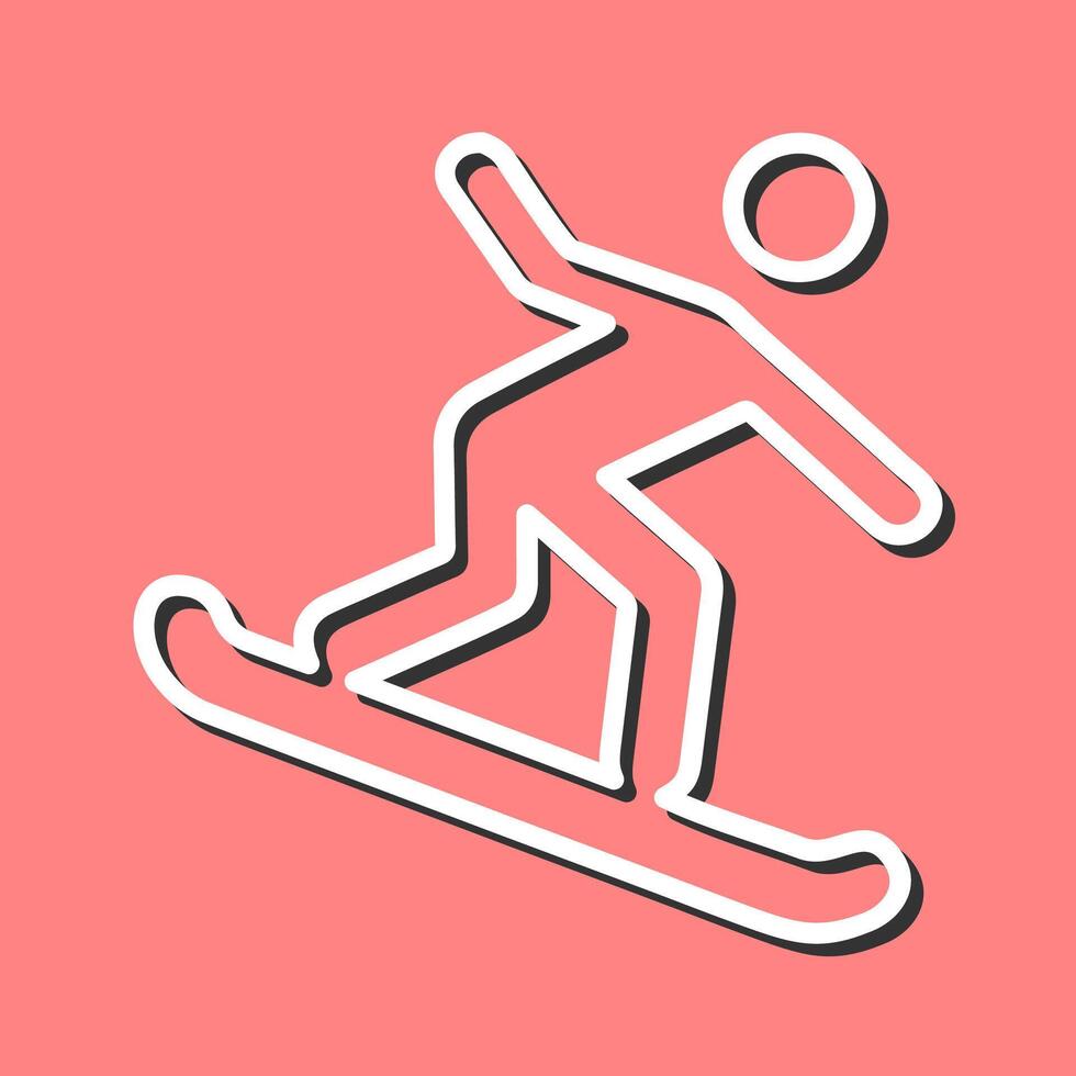 Snowboard Vector Icon