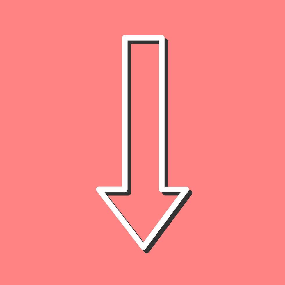 Arrow Down Vector Icon