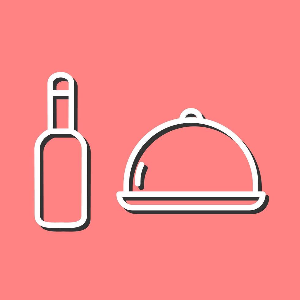 Food and Beer Vector Icon