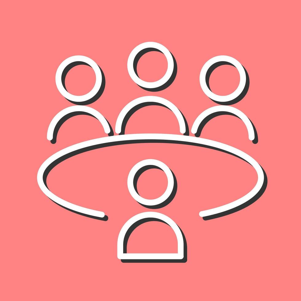 Conference Table Vector Icon